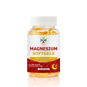 Giá bán buôn magiê Softgels với vitamin D3 canxi và vitamin K2 hỗ trợ chức năng não tăng cường cơ bắp thư giãn - Product Image 1