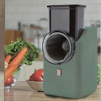 Multifunctionele Elektrische Trommel Groentesnijder Handmatige Stalen Fruit Chopper Snijmachine Voor Voedsel & Noten Gebruik Voor Handmatige Aardappelrasp