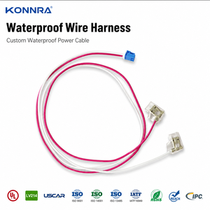Câble DC étanche en cuivre avec indice de protection IP67, certifié UL2464, 20AWG, avec bornes anti-corrosion plaquées étain pour moto et ordinateur - Product Image 1