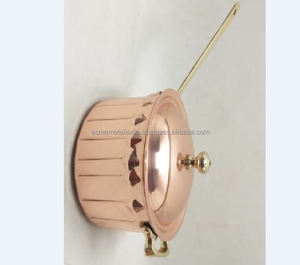 Metal Storage <b>Pot</b> Hotpot With Handle Golden Cookware Set Stainless Steel Stock <b>Pot</b> With <b>Lid</b> Cookware Kitchenware Long Gathering - Product Image 1