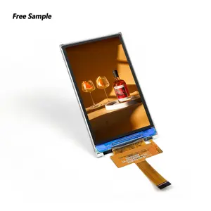 Contoh Gratis 240*400 2.8 Inci Display Panel Lcd Tft Transparan Oem untuk POS Portabel