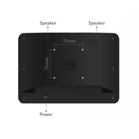Support mural PoE RK3566 10.1 pouces salle de réunion tablette PC Android 11 affichage avec barre lumineuse LED