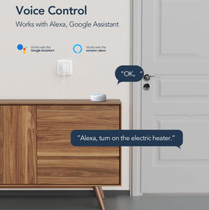 <span class=keywords><strong>Prise</strong></span> de courant intelligente avec commande vocale <span class=keywords><strong>Mesure</strong></span> de la <span class=keywords><strong>consommation</strong></span> d'énergie Compteur WiFi Smart Socket Mini Fonctionne avec Alexa Google Home - Product Image 2