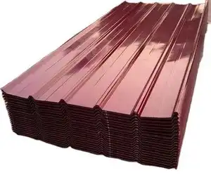 Color Coated Corrugated Board Roofing Sheet Dark Green Corrugated Steel Roof Sheets