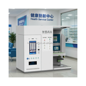 Distributeur automatique de médicaments en télémédecine HS-S550 2 en 1 avec balance, kiosque de contrôle de santé multi-paiements - Product Image 5