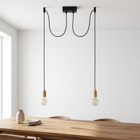 Bombillas LED Retro Modernas E27 85-265V, Lámpara Colgante Vintage para Decoración de Cafeterías, Comedores, Oficinas y Bares