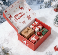 Boîtes en carton ondulé blanc pour avions, lot de 25, pour emballages cadeaux de Noël et cartons d'expédition pour petites entreprises avec feuille métallique