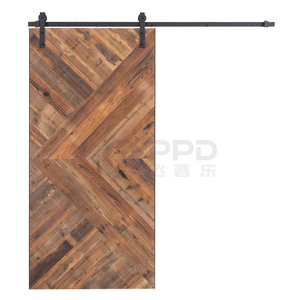 Puertas de madera corredizas ocultas modernas populares <span class=keywords><strong>Puerta</strong></span> corredera invisible Sistema de Granero Habitación <span class=keywords><strong>Puerta</strong></span> fantasma de madera - Product Image 3