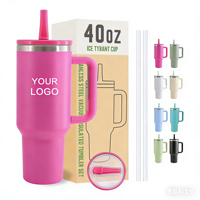 Mug à café isotherme à double paroi en acier inoxydable, grande capacité, avec logo personnalisé, anti-fuite, avec poignée, pour les fêtes et les voyages