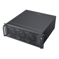 Boîtier de serveur informatique SOHOO-Desktop CE EMI avec baies optiques, 7 emplacements, châssis PC ATX, boîtier de serveur 4U pour montage en rack