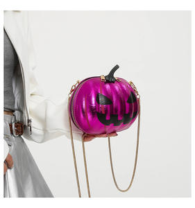 Halloween Kürbis Umhängetasche Frauen Neuheit Geldbörse PU Leder Weiblich Tägliche Handtasche Halloween Kreative Candy Taschen für Kinder - Product Image 2