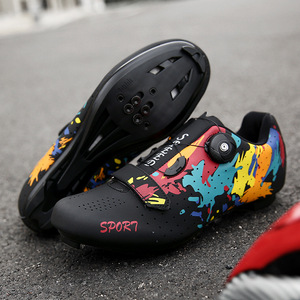 Chaussures de vélo de montagne et de route professionnelles pour hommes et femmes, durables, à semelle rigide, SPD, pour le cyclisme - Product Image 3
