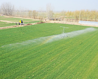 2025 nouveau système d'irrigation de bobine de tuyau de ferme en métal avec arroseur de pistolet de pluie d'entraînement de boîte de vitesses pour l'agriculture