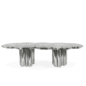 Mesas <span class=keywords><strong>de</strong></span> Comedor Modernas y Únicas <span class=keywords><strong>de</strong></span> Acero Inoxidable para el Hogar, Oficina y Restaurante, para Muebles <span class=keywords><strong>de</strong></span> <span class=keywords><strong>Cocina</strong></span> y Sala <span class=keywords><strong>de</strong></span> Estar - Product Image 4