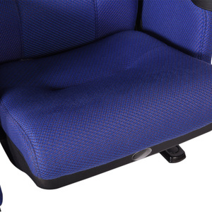 Silla de cine Starlight Xzl-06 azul tapizada con reposabrazos y portavasos para asientos de auditorio y teatro - Product Image 3