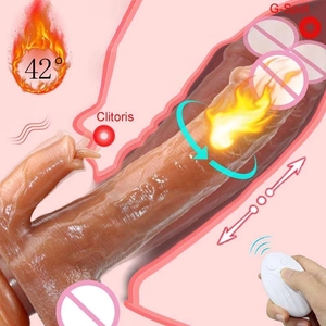 Vibromasseur <span class=keywords><strong>avec</strong></span> télécommande filaire, grande taille, langue, pénis, gode, <span class=keywords><strong>ventouse</strong></span>, stimulateur clitoridien, point G - Product Image 2
