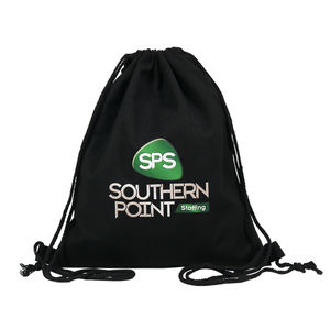 กระเป๋าผ้าใบผ้าฝ้ายธรรมชาติแบบใช้ซ้ำได้และทนทานกระเป๋ากีฬาสำหรับไปยิมกระเป๋าเป้สะพายหลังมีซิป - Product Image 4