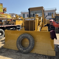 Bulldozer CAT D6D d'occasion, bulldozer à chenilles Caterpillar D6D d'origine en bon état de fonctionnement D5K SD13 SD16 D5N D6G