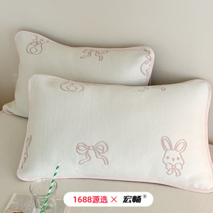 Summer Ice <b>Silk</b> Mat Set 1.2m 1.5m 1.8m Cooling Bedding With Cartoon Design For Air Conditioning Use - Product Image 2