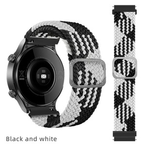 <span class=keywords><strong>Bracelet</strong></span> de montre en nylon tressé réglable de 22 mm 20 mm pour GH Samsung <span class=keywords><strong>Galaxy</strong></span> <span class=keywords><strong>Watch</strong></span> 3 <span class=keywords><strong>Active</strong></span> <span class=keywords><strong>2</strong></span> 46 mm 42 mm - Product Image 3