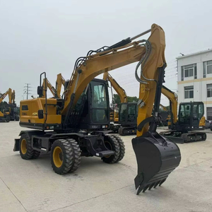 Excavatrice de chantier 10,5 tonnes 74 kW XE105WG Excavatrice sur pneus avec une capacité de godet de 0,45 m³ - Product Image 1