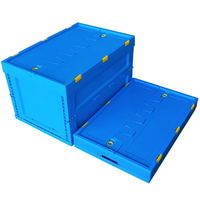 Caisses de stockage pour palettes, aspect bois, plastique pliable, empilable, pliable, en PP, pour fruits et légumes, en maille pliable