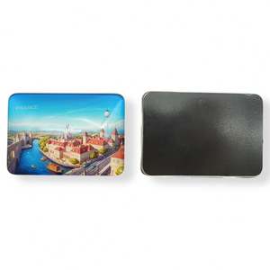 Imanes de Cristal de Miami con Diseño Nuevo y Logotipo Personalizado, Materiales Magnéticos Resistentes, Recuerdos de Viaje - Product Image 2