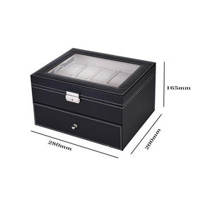 Estuche Personalizado de Piel para Reloj en Verde, Caja Protectora para Reloj con Logotipo Personalizado - Product Image 4