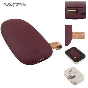 ¡2019 nueva llegada piedra forma única venta al por mayor banco de potencia 5200 mah capacidad Real total! - Product Image 1