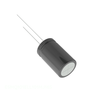 Distribuidor Autorizado, Condensador Radial de Aluminio de 100 uF, ESMQ101ELL101MJ16S, 20%, 100V, Montaje a Orificio - Product Image 1