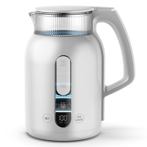 <span class=keywords><strong>Bouilloire</strong></span> à thé à double paroi 1,7 L, 2200 W, en verre, écran tactile numérique, <span class=keywords><strong>programmable</strong></span>, arrêt automatique, température extérieure en temps réel, pour la maison - Product Image 5