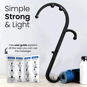 Masajeador de espalda y cuello para aliviar el dolor de Fibromialgia de punto gatillo y terapia de bastón de gancho de automasaje - Product Image 2