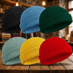 Gorro de Punto Acrílico KIVOTECH Unisex, Color Sólido, Estilo Casual para Adultos, Cálido para Invierno, Circunferencia de Cabeza 56-58CM - Product Image 3