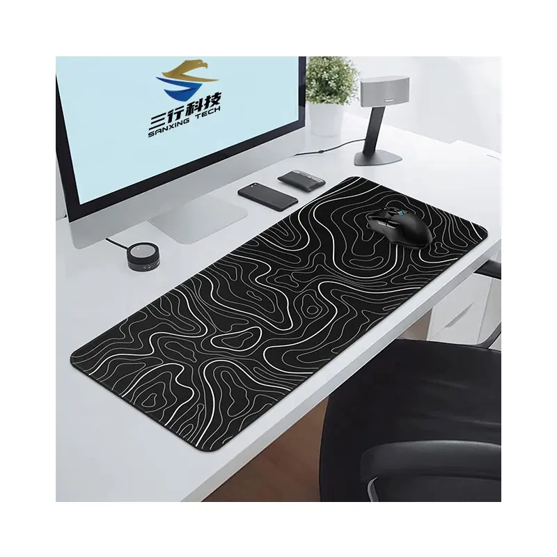 Alfombrilla de escritorio antideslizante de gran tamaño impresa en 3D personalizada de alta calidad al por mayor, alfombrilla de ratón personalizada, alfombrilla de ratón para juegos, alfombrilla de escritorio para oficina y hogar