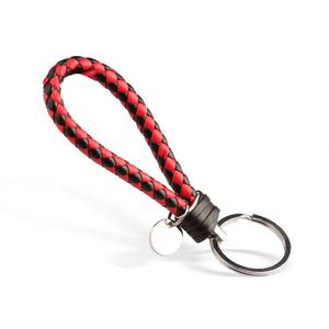 Llavero de cuero trenzado con gancho para hombres y mujeres, para motocicletas, scooters y coches, soporte para llaves. - Product Image 1