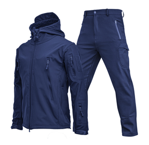 Uniformes de Camuflaje Azul Verde Negro HBJ01, Trajes Softshell, Ropa de Invierno Impermeable, Cortavientos, Cálida y con Aislamiento Térmico - Product Image 1