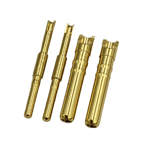 Cao hiện tại Linh kiện điện tử nam nữ 1.5 mét Brass mạ vàng hàng không mùa xuân pins nối pin <span class=keywords><strong>CNC</strong></span> gia công - Product Image 3