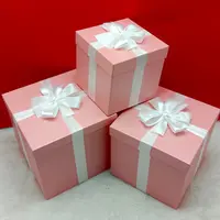 Большая взрывобезопасная Подарочная коробка KinSun, коробка для детского шара, коробка для сюрпризов с крышкой для дня рождения, Рождества, Дня Святого Валентина, помолвки