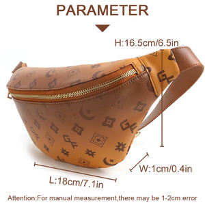 Riñonera unisex de piel sintética con correa ajustable, estilo bandolera, para uso urbano y viajes - Product Image 6