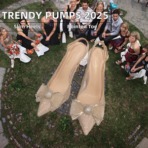 Zapatos de Tacón Elegantes y Sensuales de 6CM, 8CM y 10CM, con Punta Cerrada, Antideslizantes, Estilo D'Orsay, para Boda, Primavera, Verano y Otoño 2026 - Product Image 2