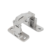 Bisagra oculta moderna de aleación de zinc, ajustable en 2D, de alta resistencia, personalizada de fábrica, para puertas ocultas de piedra, losas de mármol y gabinetes de pared