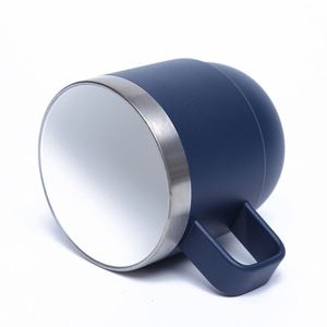 Generic Creative 14oz Office Tea Coffee Mug Stainless Steel <b>Double</b> <b>Wall</b> Cup with Ergonomic Handle - Product Image 4