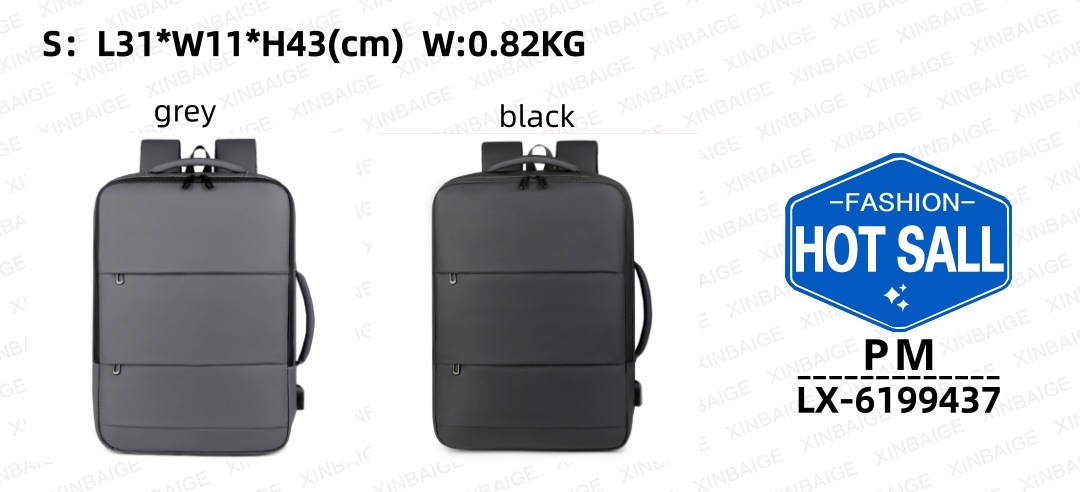 Large Capacity Multi-Functional Laptop Backpack – Fashionable Customizable Computer & Travel Bag - View 2