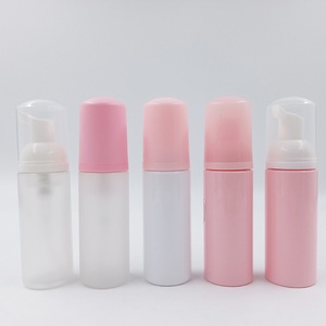 High Quality PET 50ml 100ml 120ml 150ml <b>Pink</b> Matte Rose Gold Hand Mousse Foaming Soap Dispenser Wash Cleanser Foam Pump <b>Bottle</b> - Product Image 1
