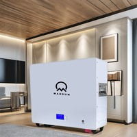 Batería Powerwall Lifepo4 para uso doméstico, batería de almacenamiento de 5kWh, conexión de red híbrida certificada con puerto de comunicación MSDS CAN RS485