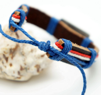 Bracelet en cuir avec cordon réglable et personnalisé, drapeau national des états-unis, Panama, haith tt R, vente en gros,