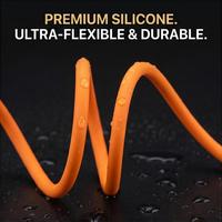 Nouveau câble en cuivre étamé 2-en-3 avec isolation en silicone souple 2026, 100Wx2, USB Type C, charge rapide, faible température, certifié CE ROHS FCC pour écouteurs