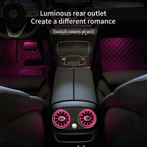 ไฟสร้างบรรยากาศภายในรถระดับพรีเมี่ยมสำหรับ Mercedes Benz W205แอปควบคุมระยะไกลโคมไฟสีรถในฝัน - Product Image 6