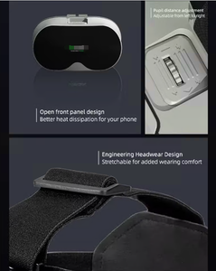 Lunettes 3D VR pour smartphone, casque de réalité virtuelle, lentilles, appareil, ensemble de visionneuse de jeux vidéo Viar, fabriqué en Chine - Product Image 4