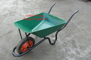 รถเข็นสาลี่สำหรับก่อสร้างในสวนล้อมีล้อ WB3800น้ำหนัก100กก. - Product Image 4